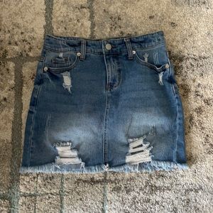 Wild Fable Jean Skirt